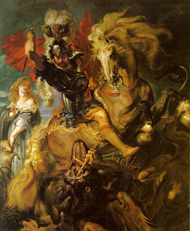 Peter Paul Rubens St George and the Dragon oil painting image